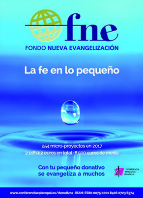 fondo nueva evangelización. CEE. La fe en lo pequeño