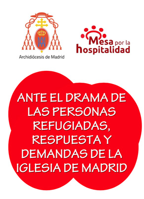 Mesa por la hospitalidad. Documento personas refugiadas