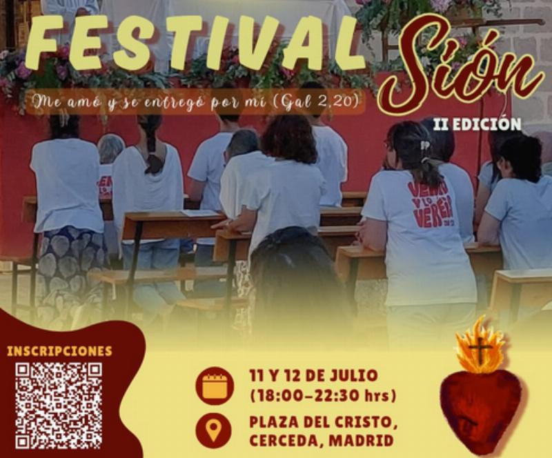 Los jóvenes de la parroquia Santa María la Blanca, Cerceda, organizan un año más el Festival Sión: misas, bailes, adoración y testimonios