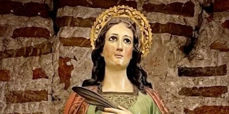 Canillejas festeja a santa Lucía en la parroquia Santa María la Blanca con un amplio programa de actos litúrgicos