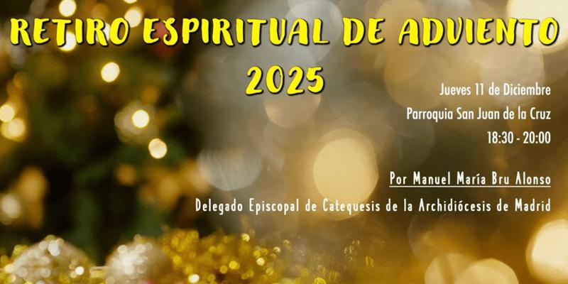La Delegación Episcopal de Catequesis organiza un retiro de Adviento predicado por Manuel Bru