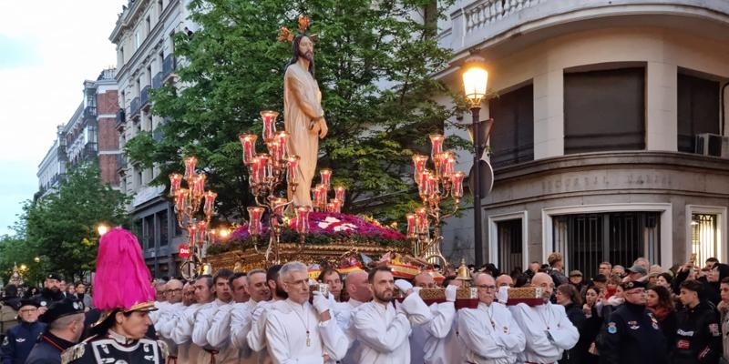 El Divino Cautivo recorre las calles madrileñas el Jueves Santo y el Viernes Santo