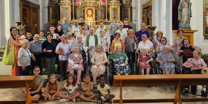 La Comunidad de Sant'Egidio celebra una Eucaristía por la Jornada Mundial de los Abuelos y Mayores y unción de los enfermos en la Iglesia Nuestra Señora de las Maravillas