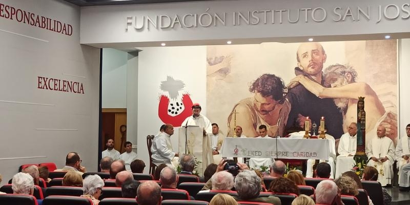 El cardenal José Cobo preside una misa en la Fundación Instituto San José, en la festividad de san Juan de Dios