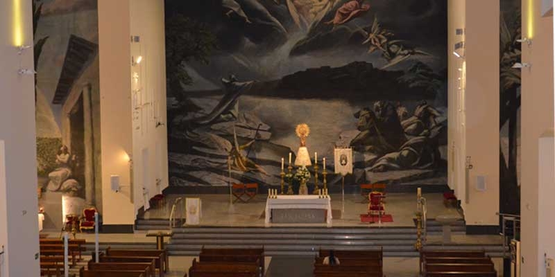 Visita Pastoral de Vicente Martín Muñoz, obispo auxiliar de Madrid a la parroquia Nuestra Señora del Pilar