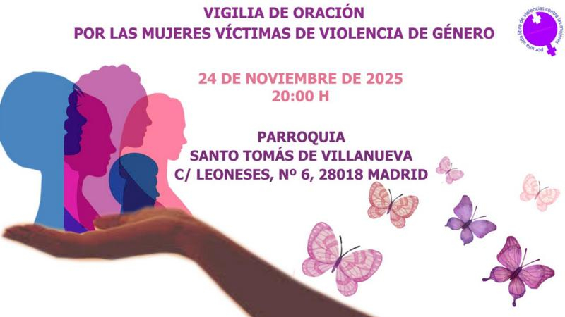 Vigilia de oración por las mujeres víctimas de violencia de género en la Parroquia Santo Tomás de Villanueva