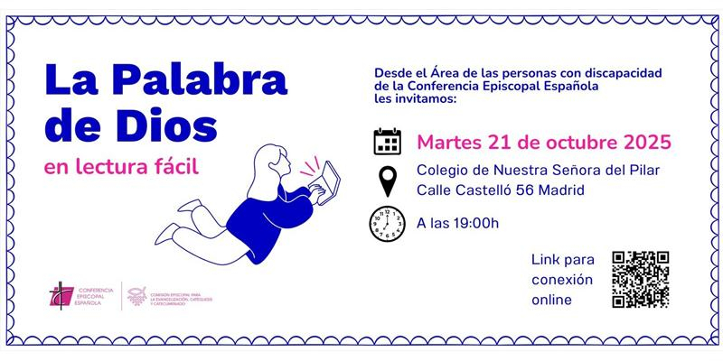 La CEE presenta 'La Palabra de Dios en Lectura Fácil', material para personas con dificultades de comprensión adaptado por una catequista de Madrid