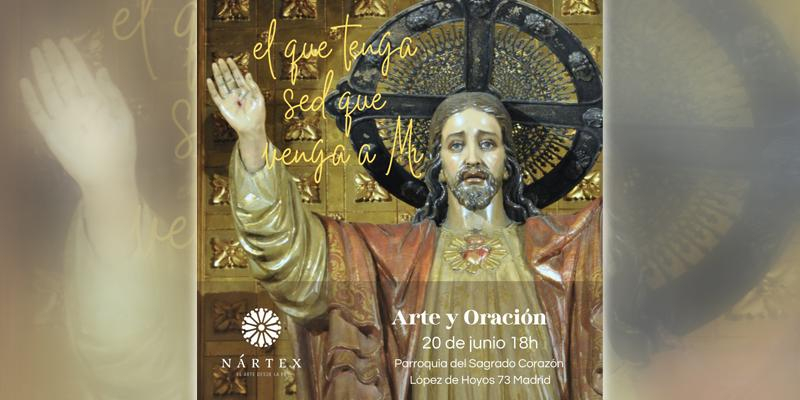 Nártex organiza una velada de 'Arte y Oración' en la parroquia Sagrado Corazón