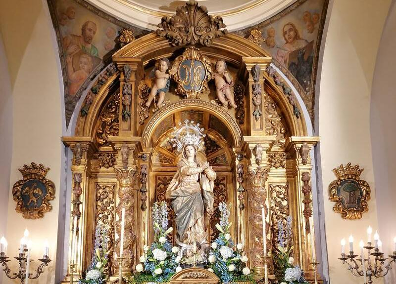 Triduo en honor a la Inmaculada Concepción, en la Colegiata, organizado por la Real Congregación de San Isidro