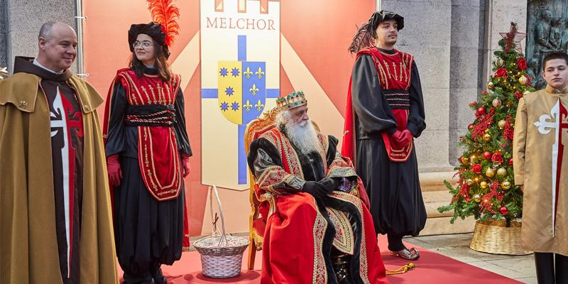 El Rey Melchor muestra su alegría por estar de nuevo en la catedral: «Invitamos a todos a que no pierdan la esperanza por muchas dificultades que tengan los caminos a recorrer»