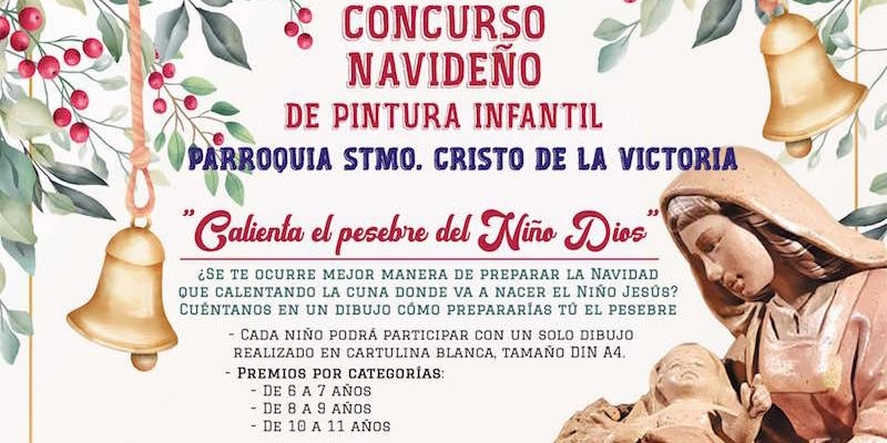 Santísimo Cristo de la Victoria organiza un concurso navideño de pintura infantil