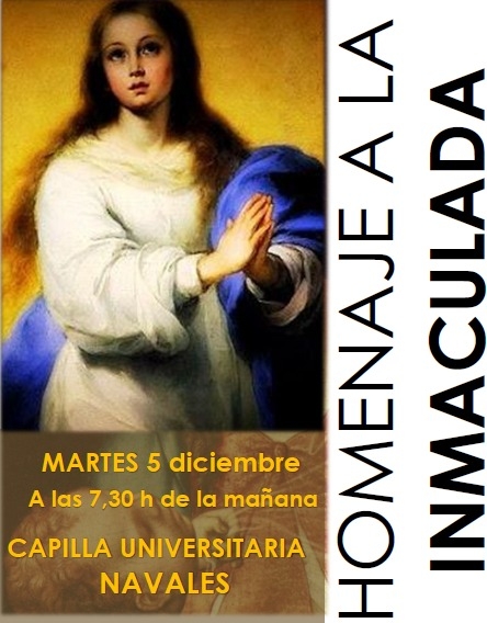 La capilla de Navales rinde homenaje a la Inmaculada