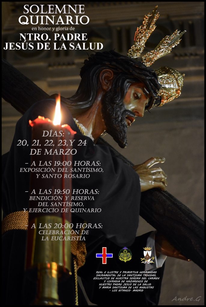 Nuestra Señora del Carmen y San Luis acoge un quinario en honor de Nuestro Padre Jesús de la Salud
