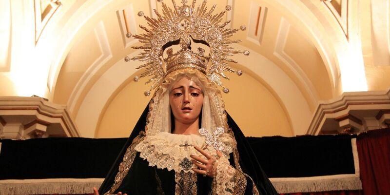 Santísimo Cristo de la Fe acoge los cultos en honor a la titular de la hermandad de los Desamparados