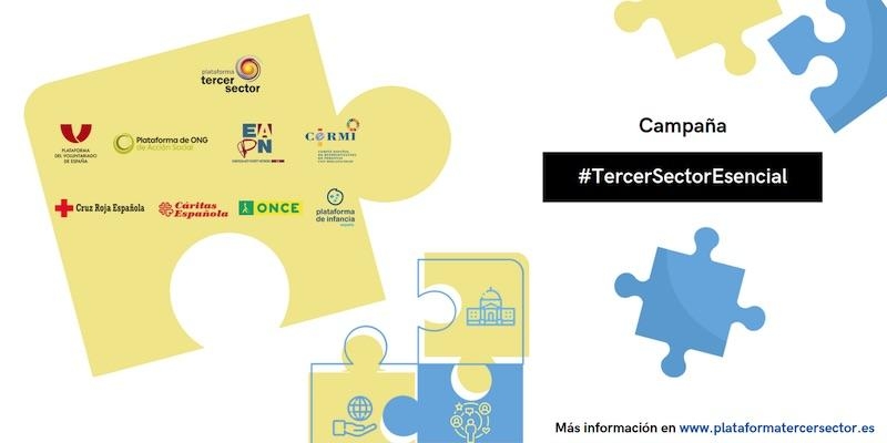 El Tercer Sector exige al Gobierno un plan de rescate económico y financiero urgente para no poner en peligro la atención a los más vulnerables