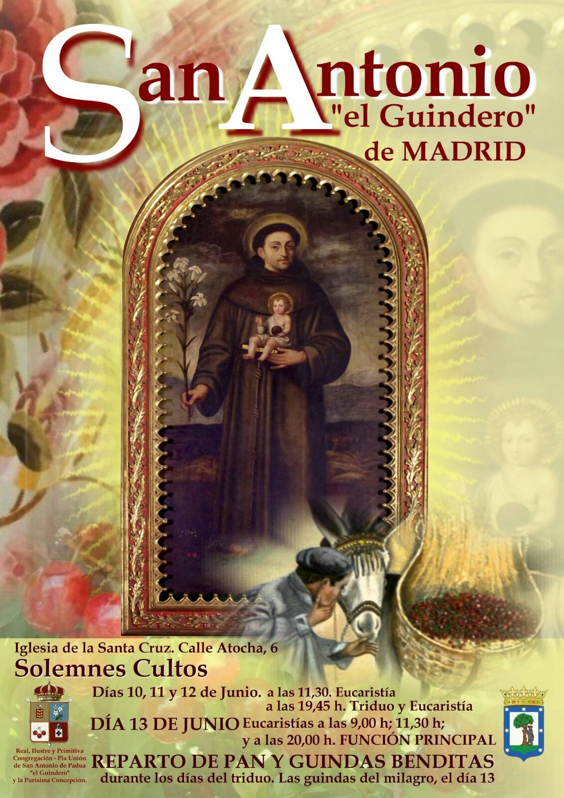 La Congregación de San Antonio de Padua 'El Guindero' prepara la fiesta de su santo patrono