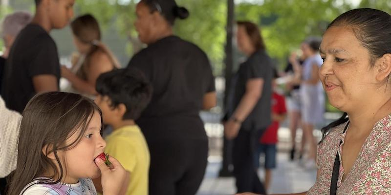 El residencial Sínodo de Cáritas Diocesana de Madrid celebra el fin de curso con las familias
