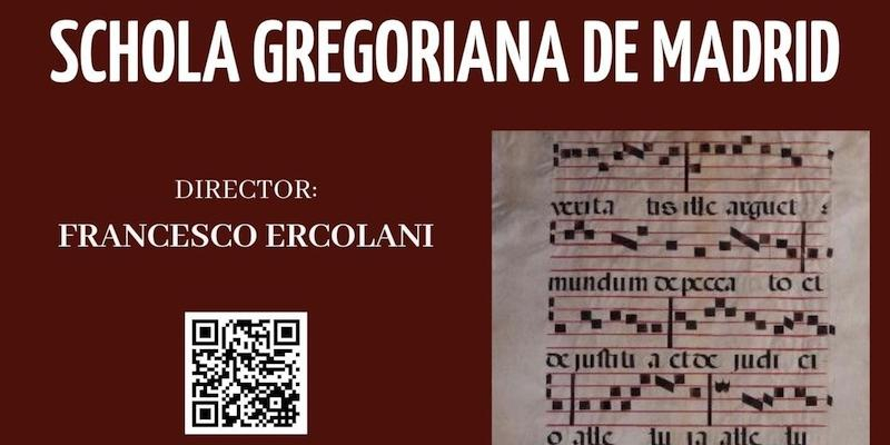 Schola Gregoriana de Madrid acompaña en Santísimo Redentor la liturgia del Miércoles de Ceniza