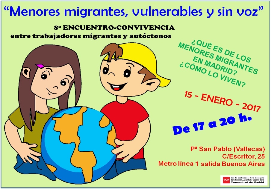 Pastoral del Trabajo organiza un encuentro este domingo con motivo de la Jornada Mundial del Migrante y del Refugiado