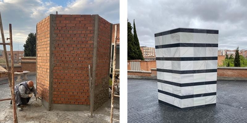 La Sacramental de San Justo instala un túmulo para depositar cenizas