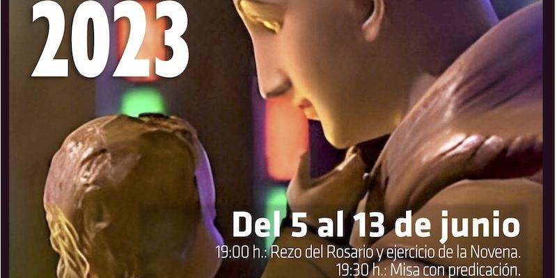 El padre Francisco Huertas predica en San Antonio de Cuatro Caminos la novena en honor al titular