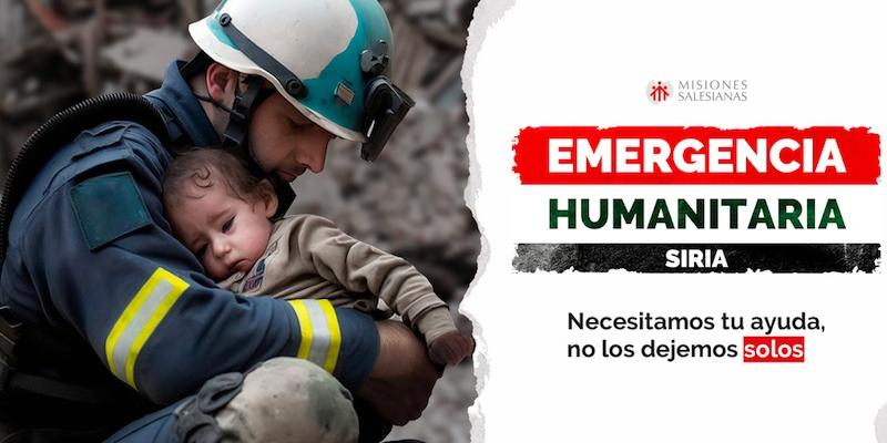 Misiones Salesianas canaliza ayuda económica para las víctimas del terremoto en Siria