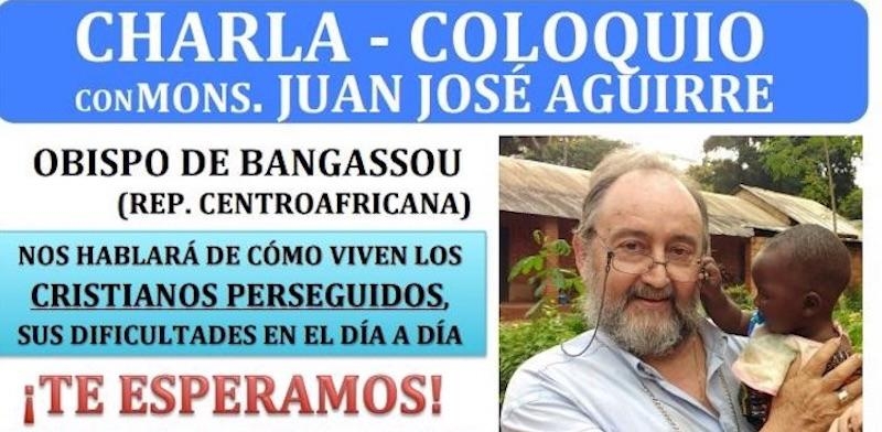 Monseñor Juan José Aguirre ofrece su testimonio en San Bernabé Apóstol de El Escorial