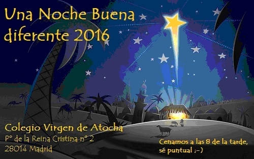 Cena solidaria en el colegio Virgen de Atocha