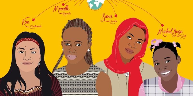 La clínica San Miguel acoge este mes de septiembre la exposición 'La luz de las niñas' de Entreculturas