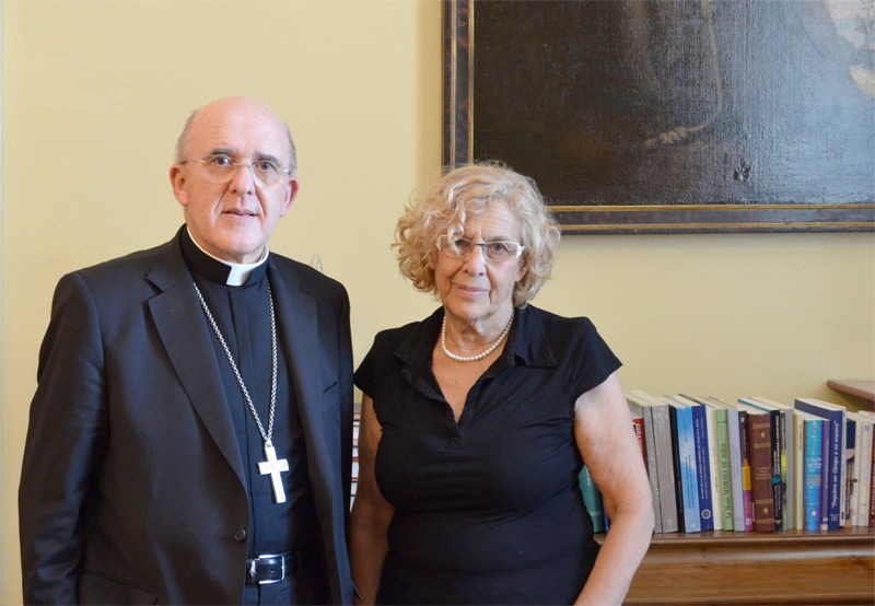 Monseñor Osoro se reúne con la alcaldesa de Madrid