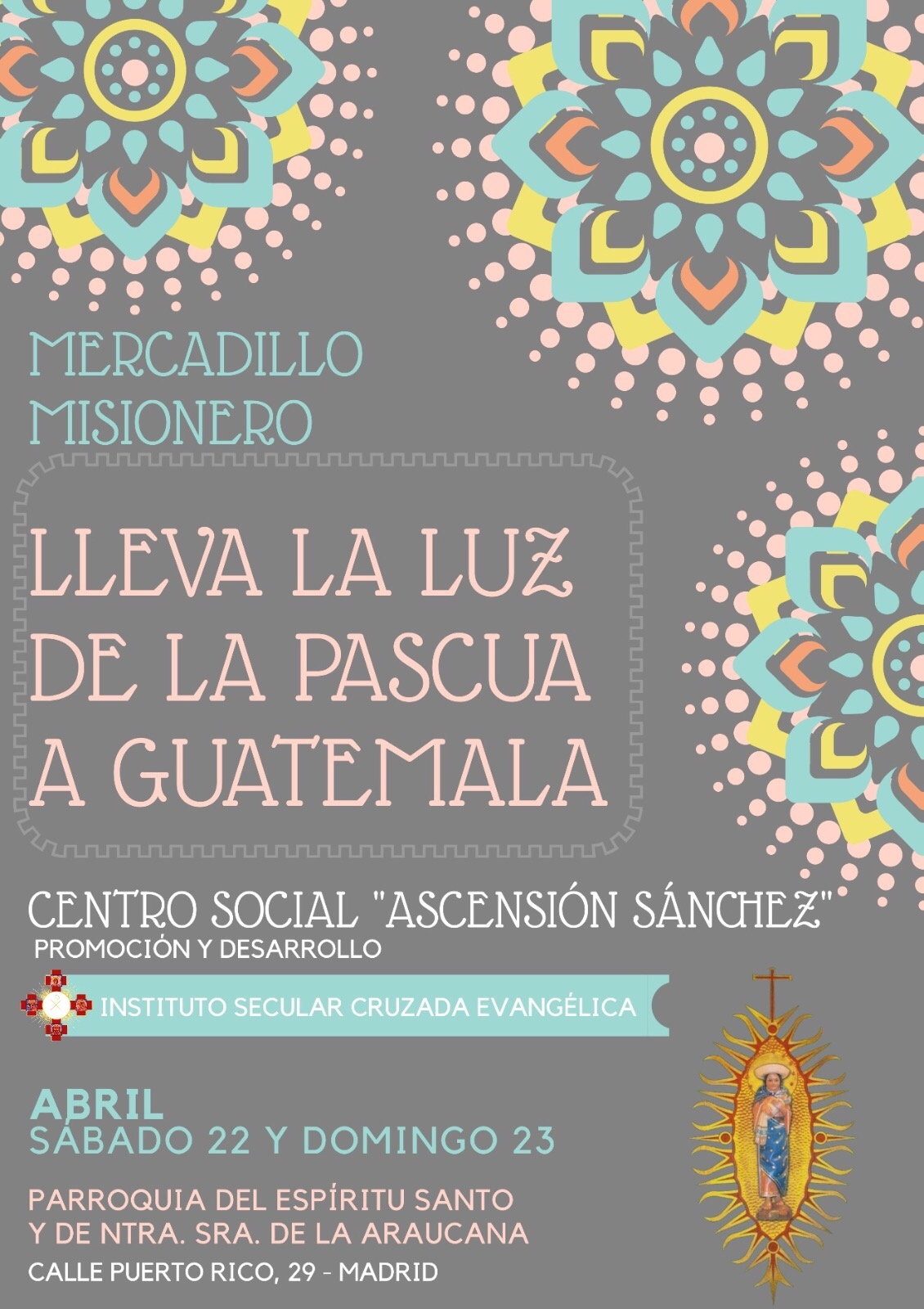 La parroquia del Espíritu Santo acoge un rastrillo misionero