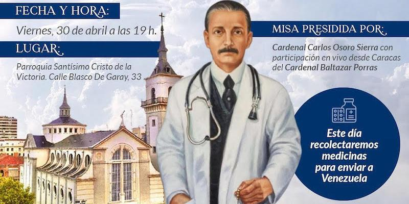 El cardenal Osoro preside en Santísimo Cristo de la Victoria una Misa de acción de gracias por la beatificación de José Gregorio Hernández