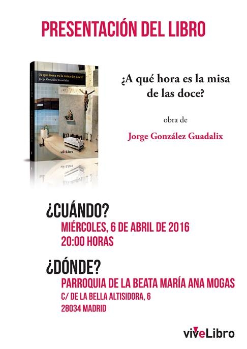 El párroco de la Beata María Ana Mogas presenta su libro ‘¿A qué hora es la misa de doce?’