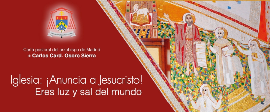 El cardenal Osoro publica su carta pastoral para el curso 2017-2018