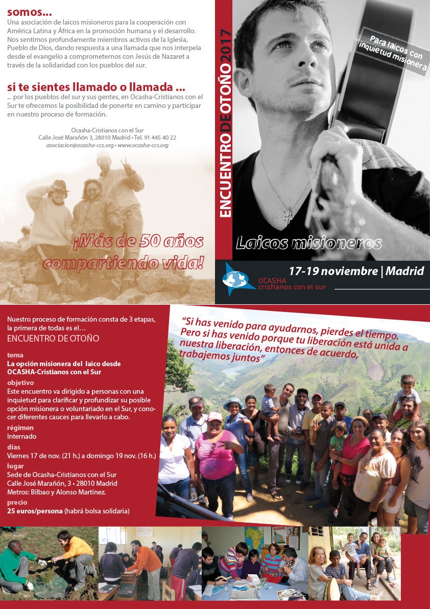 El laicado misionero de OCASHA-Cristianos en el Sur celebra su encuentro de otoño