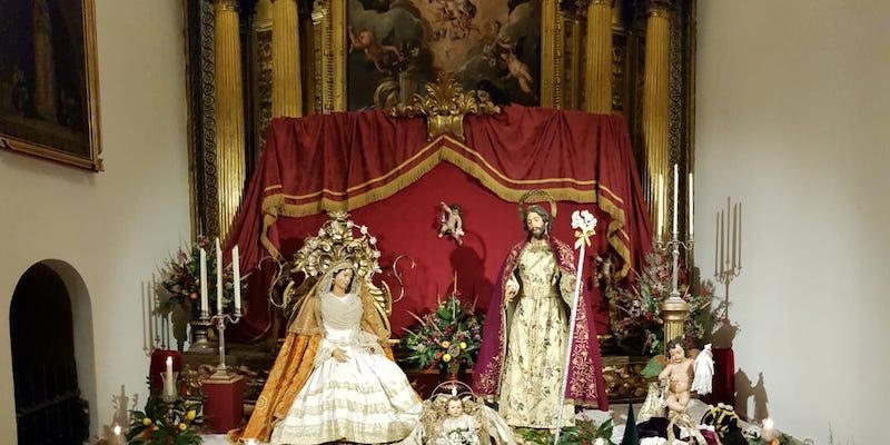La hermandad de la Macarena instala un Belén en la colegiata de san Isidro