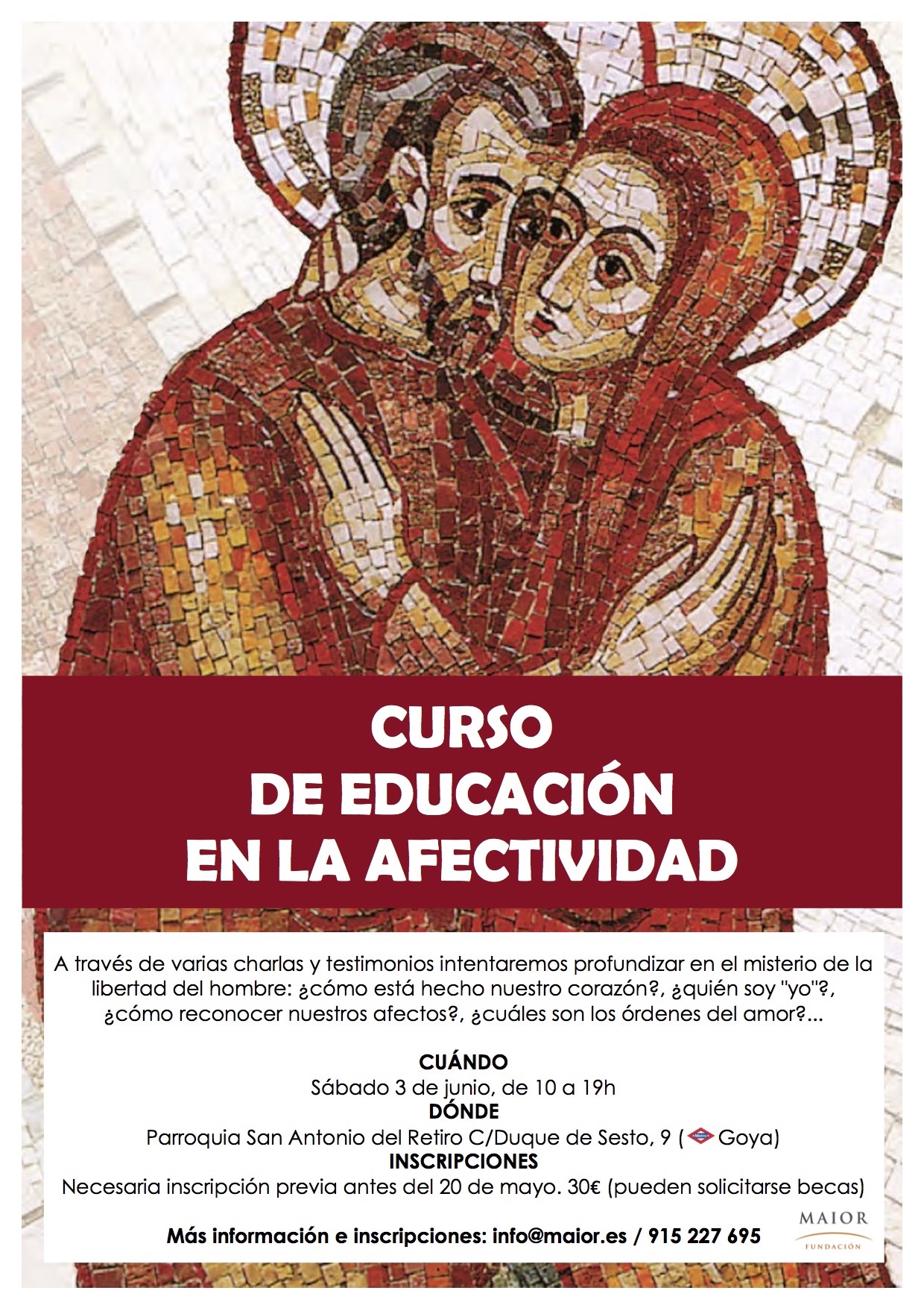 San Antonio del Retiro acoge un curso de educación en la afectividad