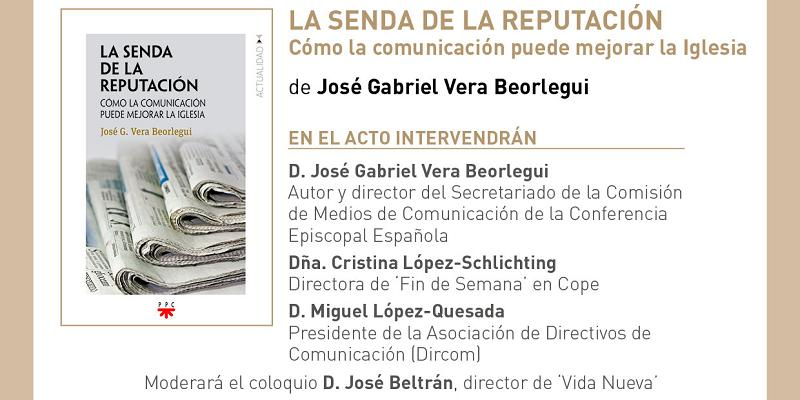 El director de Comunicación de la CEE presenta 'La senda de la reputación. Cómo la comunicación puede mejorar la iglesia'