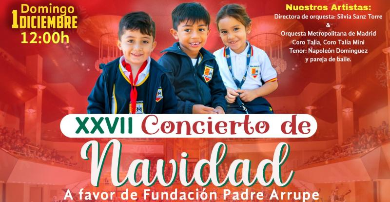 La recaudación del concierto benéfico de Navidad de la Fundación Padre Arrupe irá destinada «a ofrecer becas de educación a los niños de El Salvador»