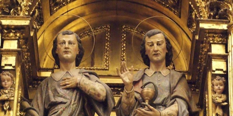 La colegiata celebra la fiesta de san Cosme y san Damián en el marco de la pandemia por el COVID