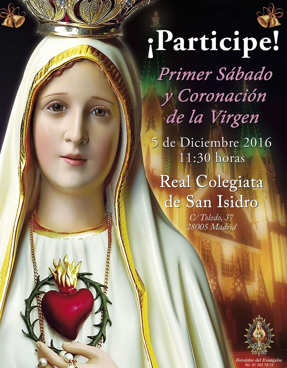 Primer sábado de mes en la Colegiata de San Isidro