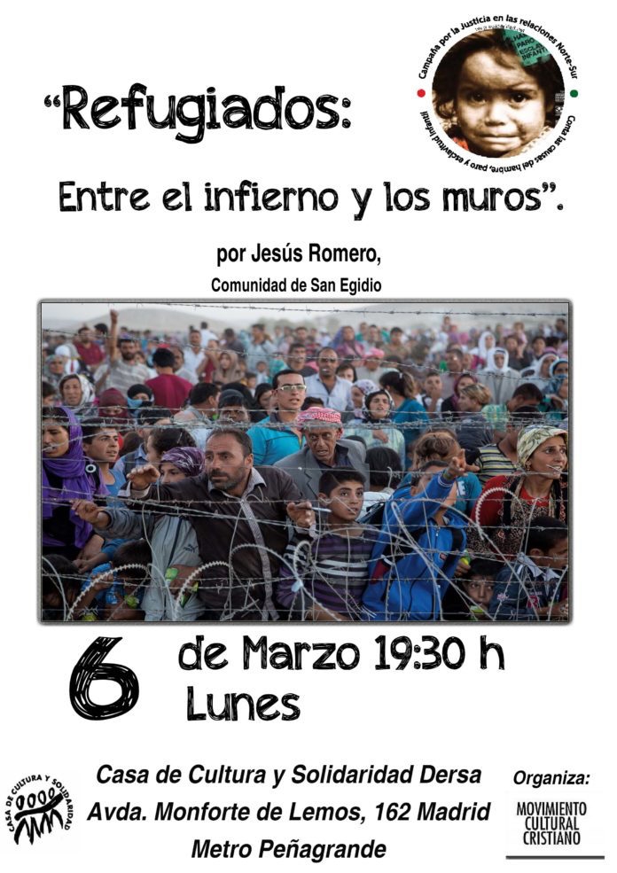 Jesús Romero imparte una charla sobre los refugiados