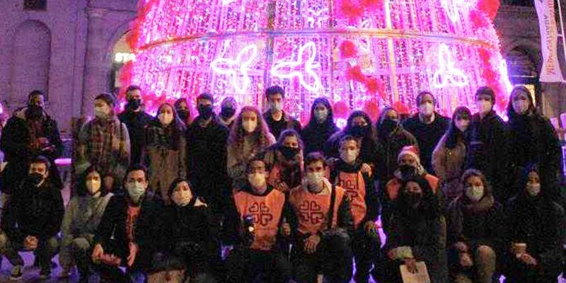 Cáritas Madrid Universitaria repartirá 400 cenas de Nochebuena a personas sin hogar