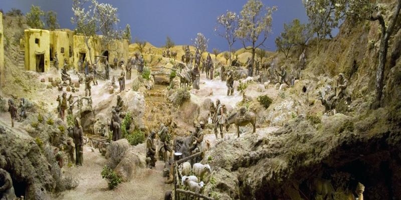 Santísimo Cristo de la Victoria inaugura en la Misa del Gallo su belén narrativo