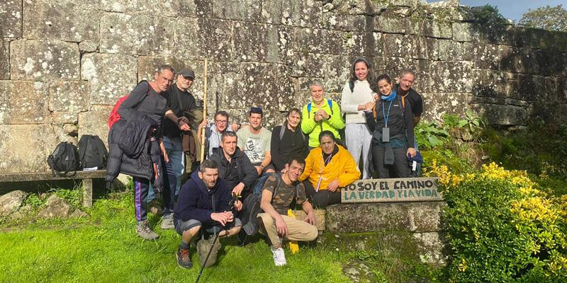 Un Camino de Santiago hacia los demás y hacia uno mismo de usuarios del Centro de Tratamiento de Adicciones de Cáritas: «Es la mejor manera de ponerte frente a un espejo»
