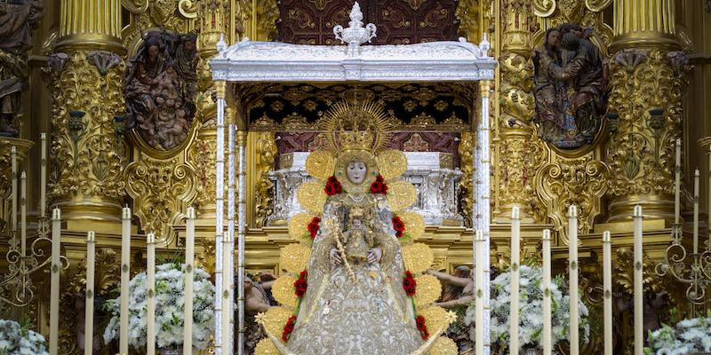 Jóvenes de San Félix de Villaverde Alto peregrinan al santuario onubense de la Virgen del Rocío