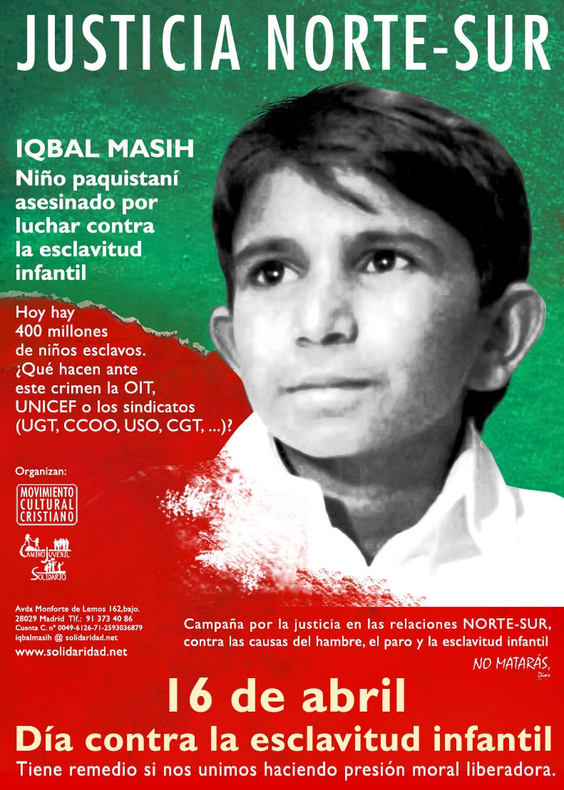 La Puerta del Sol acogerá el sábado un acto contra la esclavitud infantil