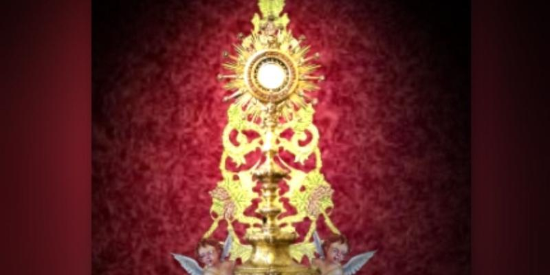 La Hermandad de la Borriquita celebra el Corpus Chico en San Ildefonso y Santos Justo y Pastor