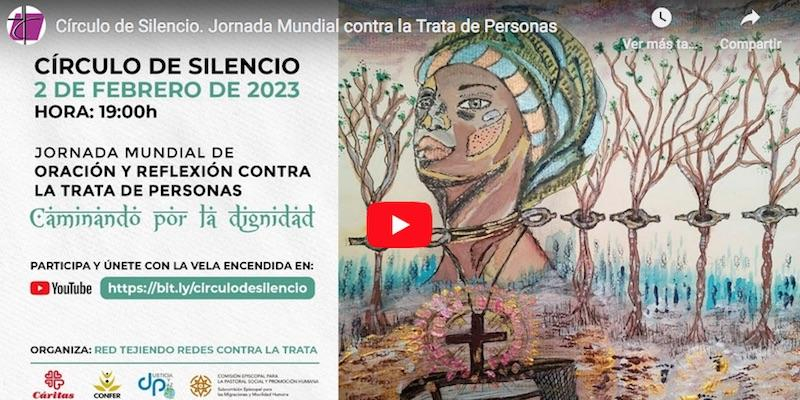 La red Tejiendo Redes contra la Trata convoca un Círculo de Silencio virtual con el tema 'Caminando por la dignidad'