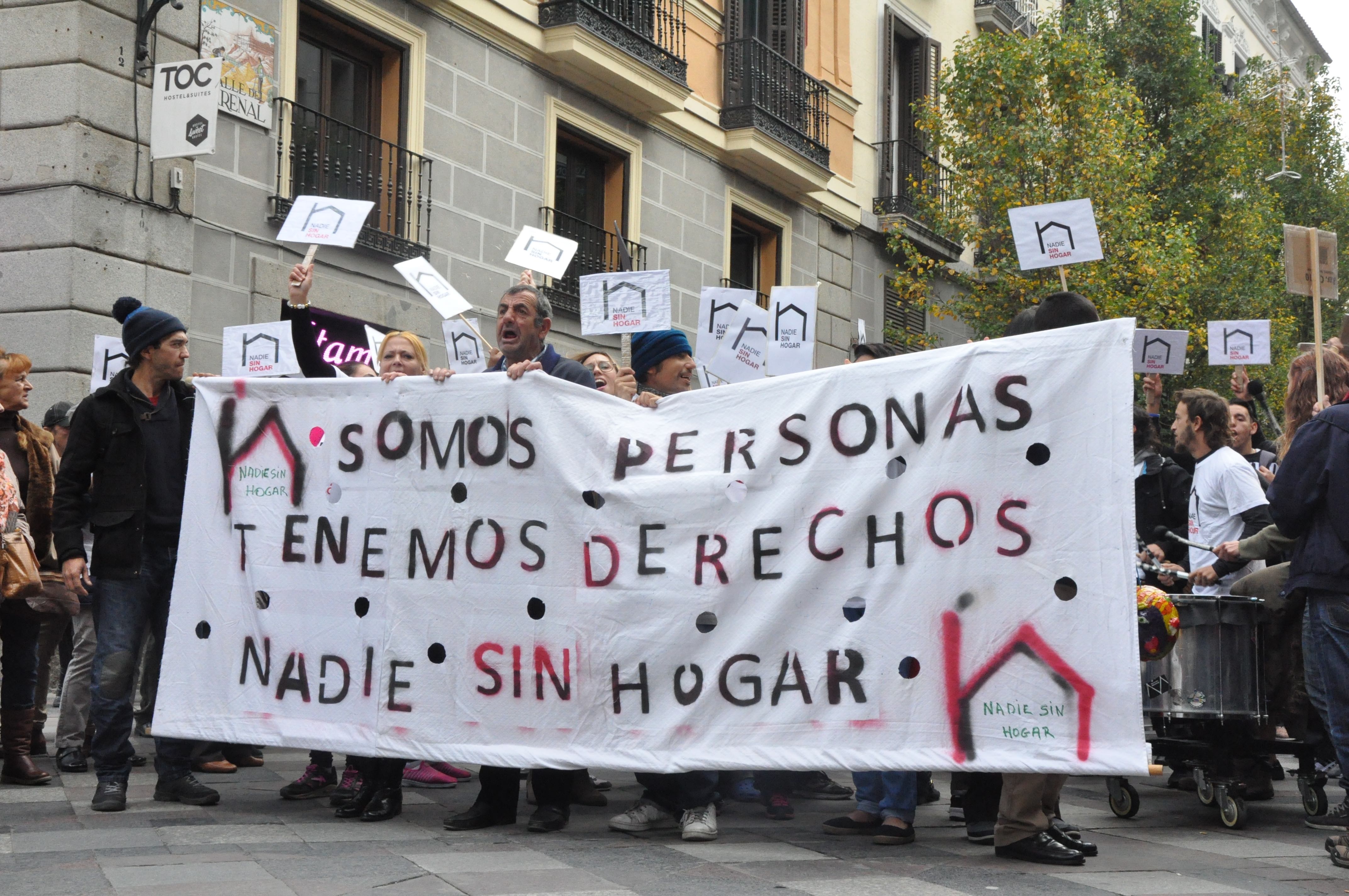 Madrid se moviliza por las personas sin hogar